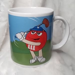 Golf Baseball M&M character mug